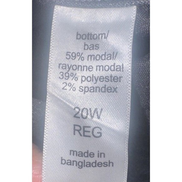 Edgely Women’s Gray Faux Leather Ankle Slim Straight High Rise Pants Sz 20W NEW - Picture 9 of 14